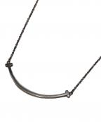 TIFFANY & Co.ティファニー）の古着「Tスマイルペンダントネックレス」｜シルバー