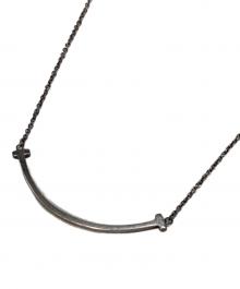 TIFFANY & Co.（ティファニー）の古着「Tスマイルペンダントネックレス」｜シルバー