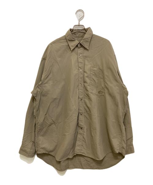 THE NORTH FACE（ザ ノース フェイス）THE NORTH FACE (ザ ノース フェイス) ロングスリーブエンライドシャツ　NR62461 ブラウン サイズ:Mの古着・服飾アイテム