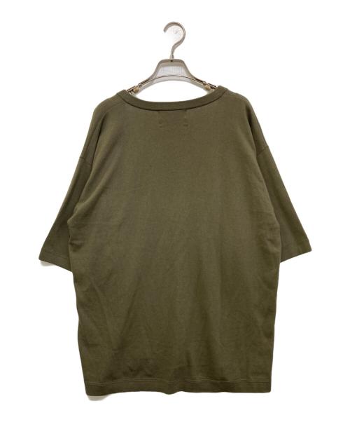 extreme cashmere（エクストリーム カシミア）extreme cashmere (エクストリーム カシミア) カシミヤ混ニット カーキ サイズ:Fの古着・服飾アイテム