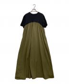 SINMEシンメ）の古着「切替ワンピース　S23SS-22」｜ブラック