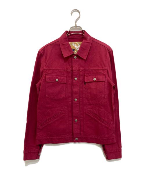 Dry Bones（ドライボーンズ）Dry bones (ドライボーンズ) トラッカージャケット ピンク サイズ:38の古着・服飾アイテム