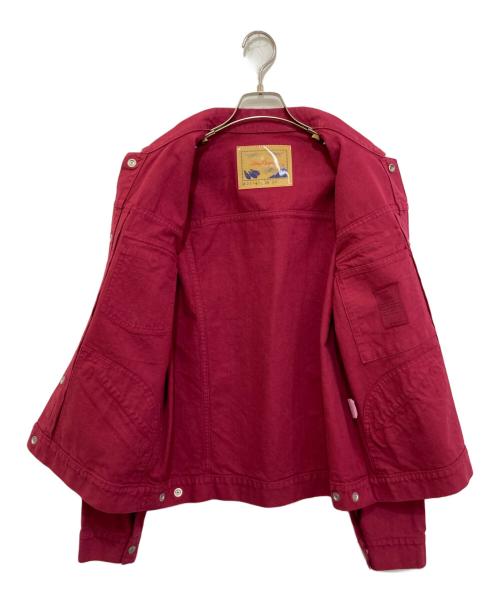 Dry Bones（ドライボーンズ）Dry bones (ドライボーンズ) トラッカージャケット ピンク サイズ:38の古着・服飾アイテム