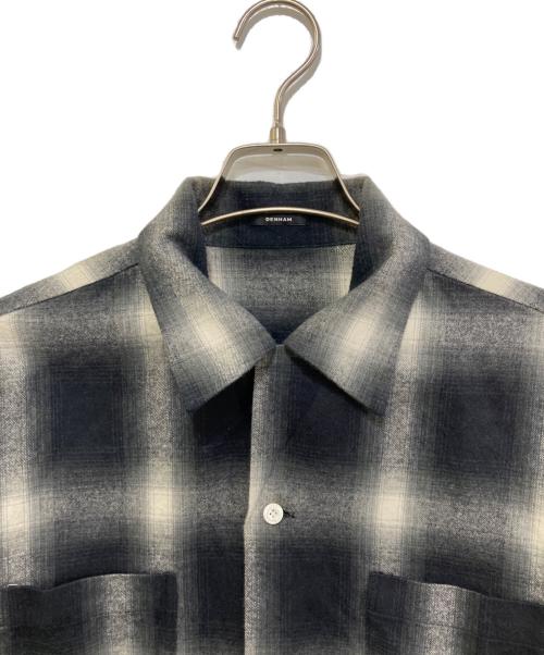 Denham（デンハム）Denham (デンハム) SHAGGY CHECK SHIRT グレー サイズ:サイズ表記なしの古着・服飾アイテム