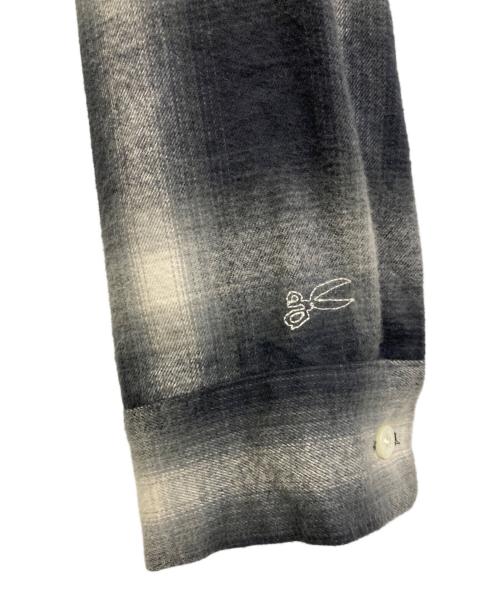 Denham（デンハム）Denham (デンハム) SHAGGY CHECK SHIRT グレー サイズ:サイズ表記なしの古着・服飾アイテム