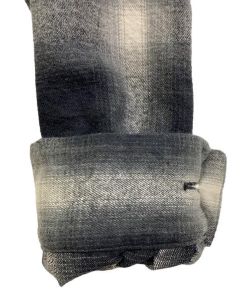 Denham（デンハム）Denham (デンハム) SHAGGY CHECK SHIRT グレー サイズ:サイズ表記なしの古着・服飾アイテム