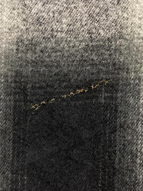 Denham（デンハム）Denham (デンハム) SHAGGY CHECK SHIRT グレー サイズ:サイズ表記なしの古着・服飾アイテム