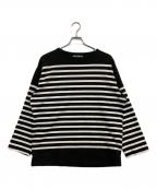 AUBERGEオーベルジュ）の古着「BIG CHARLOTTE ボーダー カットソー」｜ブラック