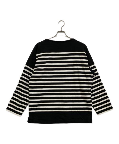 AUBERGE（オーベルジュ）AUBERGE (オーベルジュ) BIG CHARLOTTE ボーダー カットソー ブラック サイズ:40の古着・服飾アイテム