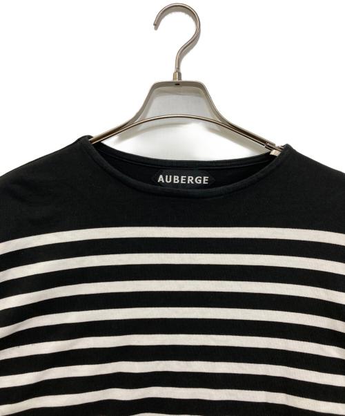 AUBERGE（オーベルジュ）AUBERGE (オーベルジュ) BIG CHARLOTTE ボーダー カットソー ブラック サイズ:40の古着・服飾アイテム