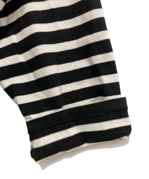 AUBERGE（オーベルジュ）AUBERGE (オーベルジュ) BIG CHARLOTTE ボーダー カットソー ブラック サイズ:40の古着・服飾アイテム