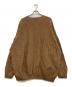 FRED PERRY (フレッドペリー) RAF SIMONS (ラフシモンズ) ビッグシルエットケーブルニット ブラウン サイズ:L：15000円