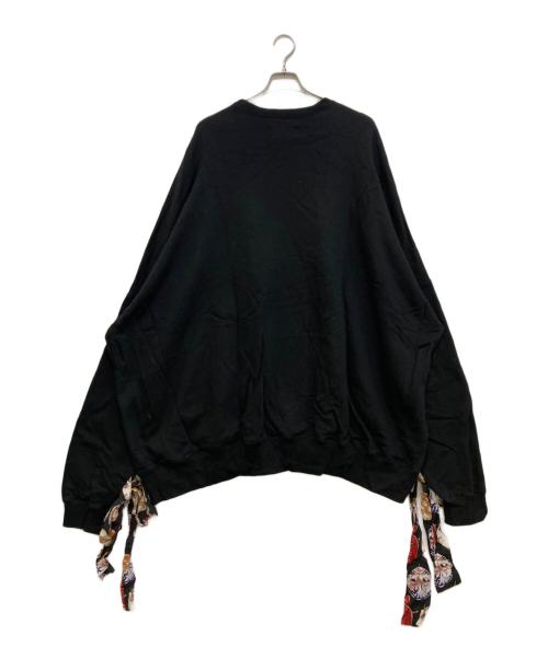 KIDILL（キディル）KIDILL (キディル) クルーネック コットン スウェット ブラック サイズ:FREEの古着・服飾アイテム