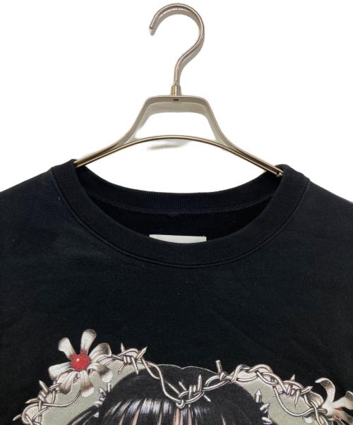 KIDILL（キディル）KIDILL (キディル) クルーネック コットン スウェット ブラック サイズ:FREEの古着・服飾アイテム