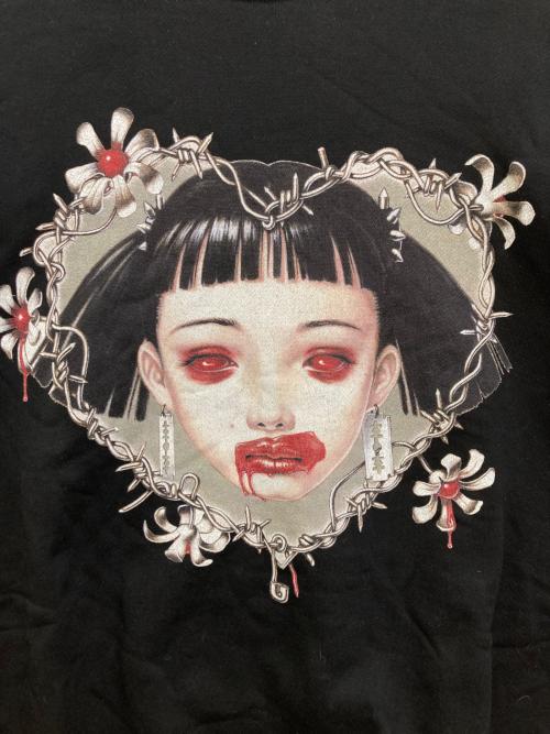 KIDILL（キディル）KIDILL (キディル) クルーネック コットン スウェット ブラック サイズ:FREEの古着・服飾アイテム