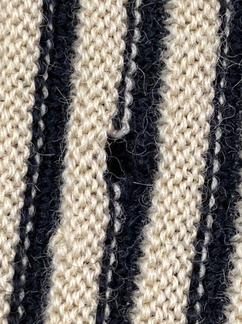 Jean Paul GAULTIER（ジャンポールゴルチェ）Jean Paul GAULTIER (ジャンポールゴルチェ) ダブルジップドライバーズニット ベージュ サイズ:48の古着・服飾アイテム