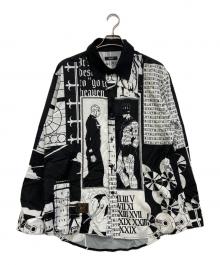 glamb×ジョジョの奇妙な冒険（グラム×ジョジョノ奇妙ナ冒険）の古着「ストーンオーシャン プッチシャツ」｜ブラック