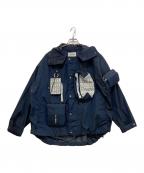 ZUCCA×LeSportsacズッカ×レスポートサック）の古着「カスタムウェアブルゾンジャケット」｜ネイビー