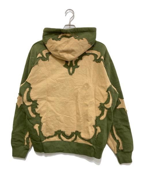 SUPREME（シュプリーム）Supreme (シュプリーム) western cut out hooded カーキ サイズ:Mの古着・服飾アイテム