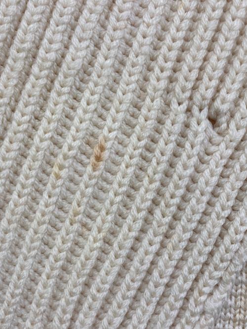 JIL SANDER（ジルサンダー）JIL SANDER (ジルサンダー) ウールニットベスト アイボリー サイズ:48の古着・服飾アイテム
