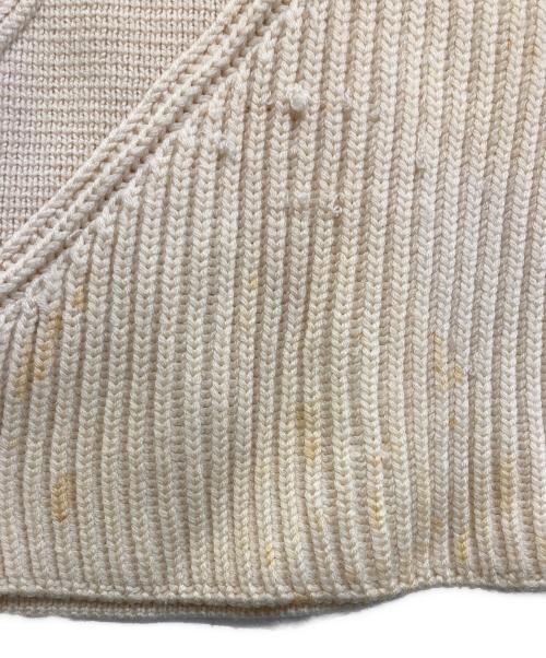 JIL SANDER（ジルサンダー）JIL SANDER (ジルサンダー) ウールニットベスト アイボリー サイズ:48の古着・服飾アイテム