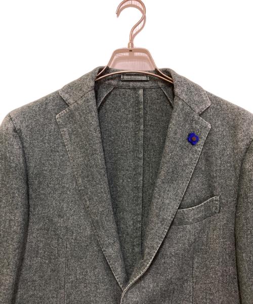 LARDINI（ラルディーニ）LARDINI (ラルディーニ) ウールナイロンジャケット ネイビー サイズ:48の古着・服飾アイテム