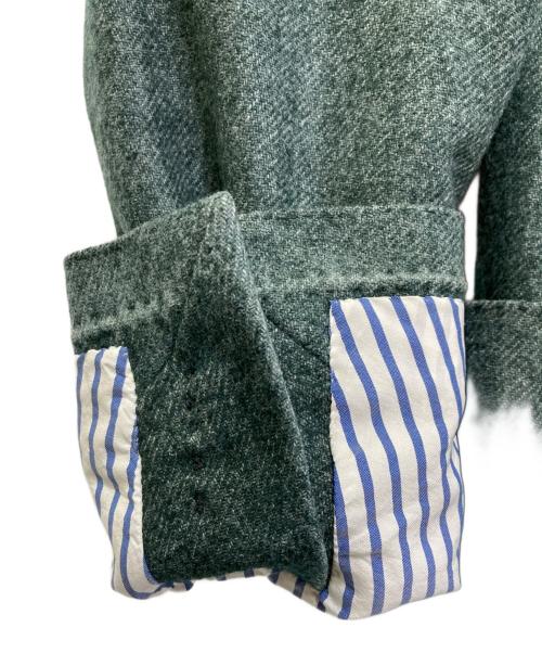 LARDINI（ラルディーニ）LARDINI (ラルディーニ) ウールナイロンジャケット ネイビー サイズ:48の古着・服飾アイテム