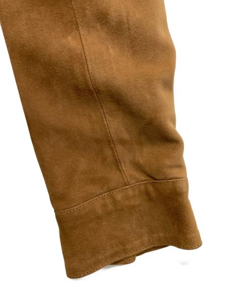 Cinquanta（チンクワンタ）Cinquanta (チンクワンタ) ゴートスエード サファリジャケット ベージュ サイズ:46の古着・服飾アイテム