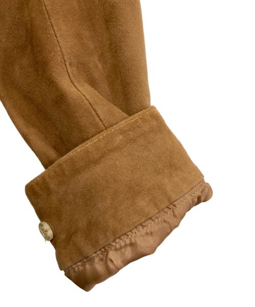 Cinquanta（チンクワンタ）Cinquanta (チンクワンタ) ゴートスエード サファリジャケット ベージュ サイズ:46の古着・服飾アイテム