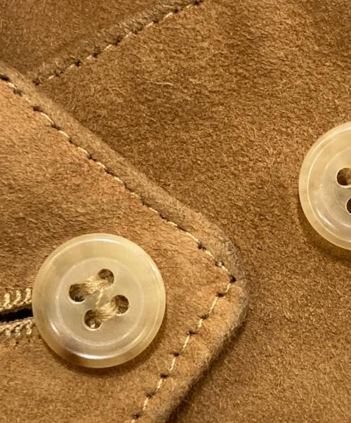 Cinquanta（チンクワンタ）Cinquanta (チンクワンタ) ゴートスエード サファリジャケット ベージュ サイズ:46の古着・服飾アイテム