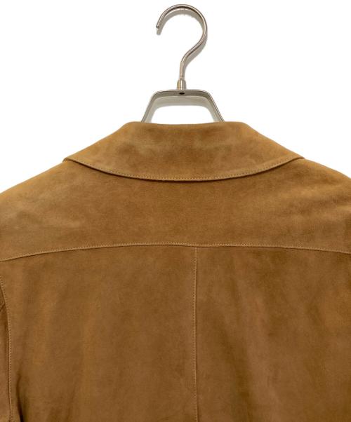 Cinquanta（チンクワンタ）Cinquanta (チンクワンタ) ゴートスエード サファリジャケット ベージュ サイズ:46の古着・服飾アイテム