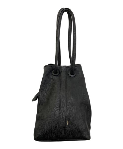 VASIC（ヴァジック）VASIC (ヴァジック) レザーバッグ ブラックの古着・服飾アイテム