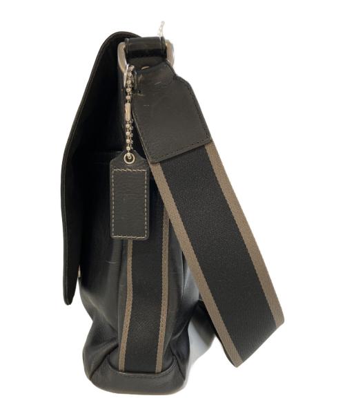 COACH（コーチ）COACH (コーチ) Heritage Leather Messenger　F70556 ブラックの古着・服飾アイテム