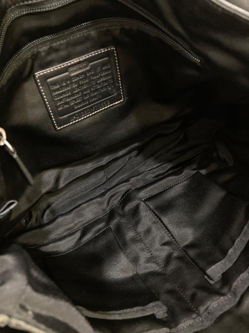 COACH（コーチ）COACH (コーチ) Heritage Leather Messenger　F70556 ブラックの古着・服飾アイテム