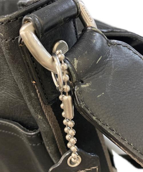 COACH（コーチ）COACH (コーチ) Heritage Leather Messenger　F70556 ブラックの古着・服飾アイテム