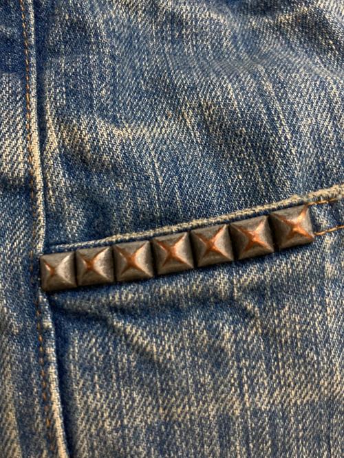 Hysteric Glamour（ヒステリックグラマー）Hysteric Glamour (ヒステリックグラマー) MAKE ME SMILE デニムトートバッグ インディゴの古着・服飾アイテム