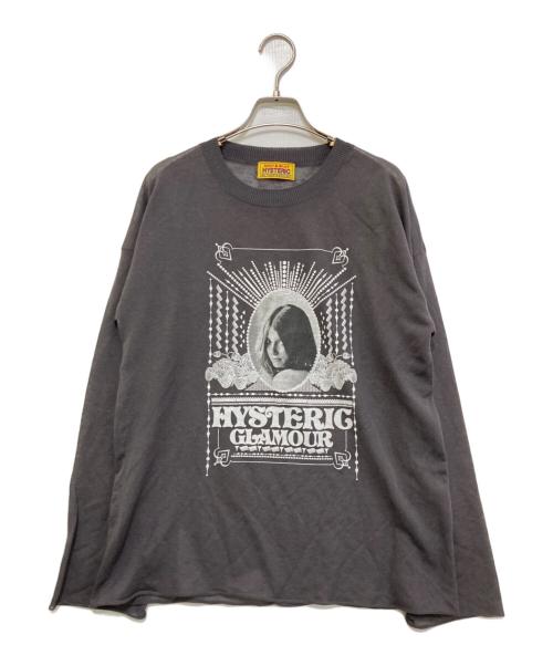 Hysteric Glamour（ヒステリックグラマー）Hysteric Glamour (ヒステリックグラマー) BERRY FRAME GIRL プルオーバー グレー サイズ:FREEの古着・服飾アイテム
