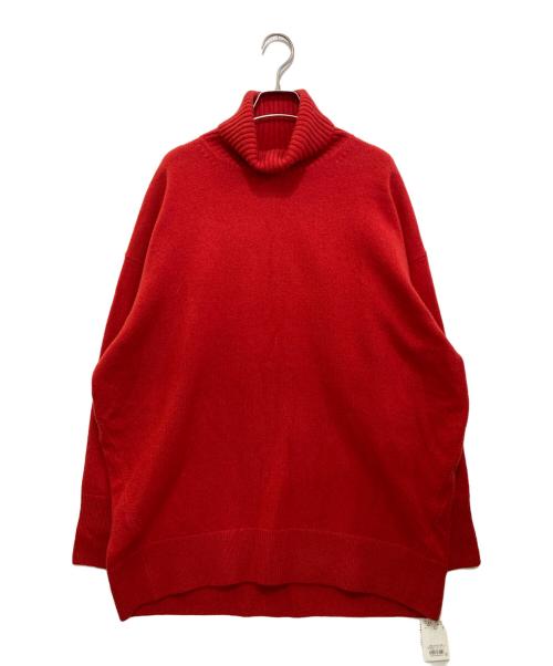 KAGURE（カグレ）KAGURE (カグレ) タートルネックニット レッド サイズ:FREE 未使用品の古着・服飾アイテム