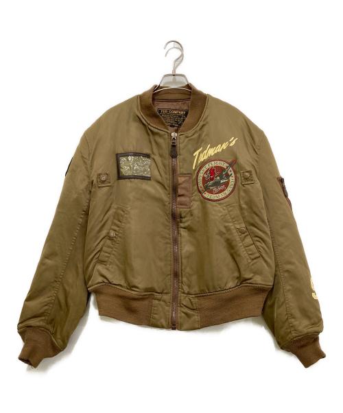 TED COMPANY（テッドカンパニー）TED COMPANY (テッドカンパニー) MA-1ジャケット カーキ サイズ:40の古着・服飾アイテム