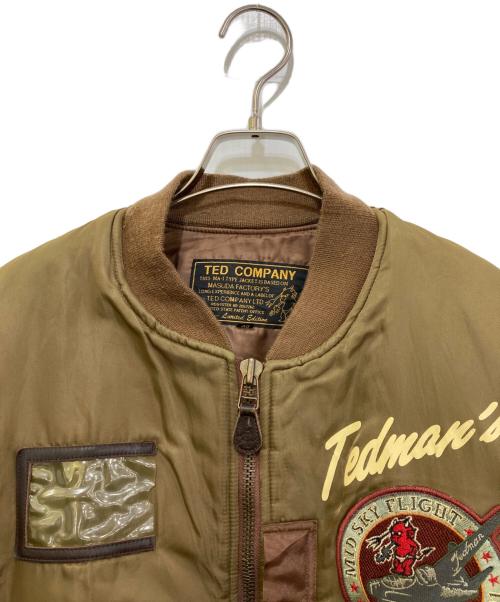 TED COMPANY（テッドカンパニー）TED COMPANY (テッドカンパニー) MA-1ジャケット カーキ サイズ:40の古着・服飾アイテム