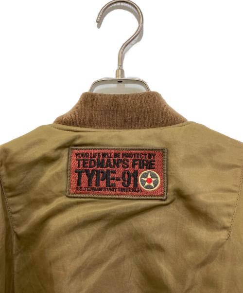 TED COMPANY（テッドカンパニー）TED COMPANY (テッドカンパニー) MA-1ジャケット カーキ サイズ:40の古着・服飾アイテム