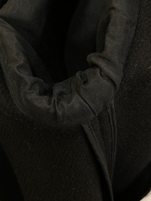 RED VALENTINO（レッドヴァレンティノ）RED VALENTINO (レッドヴァレンティノ) ウール カシミヤ フレア ドレスコート ブラック サイズ:40の古着・服飾アイテム