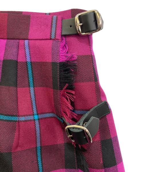 O'NEIL OF DUBLIN（オニールオブダブリン）O'NEIL OF DUBLIN (オニールオブダブリン) キルトスカート パープル サイズ:38の古着・服飾アイテム