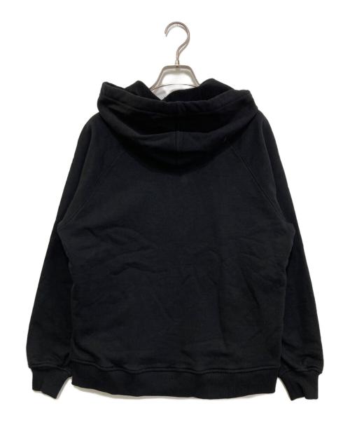 JIMMY CHOO（ジミーチュウ）JIMMY CHOO (ジミーチュウ) ロゴプリントパーカー ブラック サイズ:XSの古着・服飾アイテム