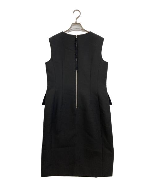 ADORE（アドーア）ADORE (アドーア) 麻調ボンディングシアーワンピース　531-2140505 ブラック サイズ:38の古着・服飾アイテム
