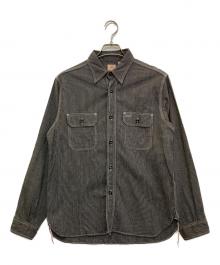 SUGAR CANE（シュガーケーン）の古着「JEAN CORD WORK SHIRT　SC25511」｜ブラック