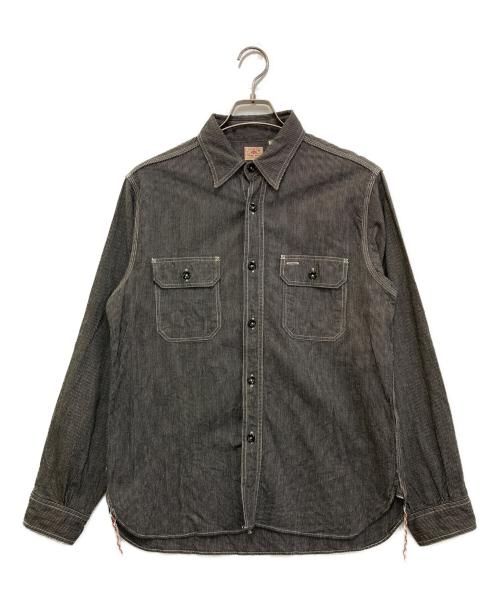 SUGAR CANE（シュガーケーン）SUGAR CANE (シュガーケーン) JEAN CORD WORK SHIRT　SC25511 ブラック サイズ:Mの古着・服飾アイテム