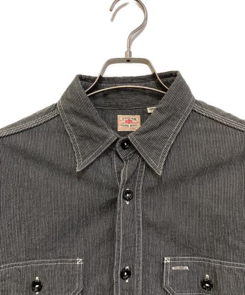 SUGAR CANE（シュガーケーン）SUGAR CANE (シュガーケーン) JEAN CORD WORK SHIRT　SC25511 ブラック サイズ:Mの古着・服飾アイテム