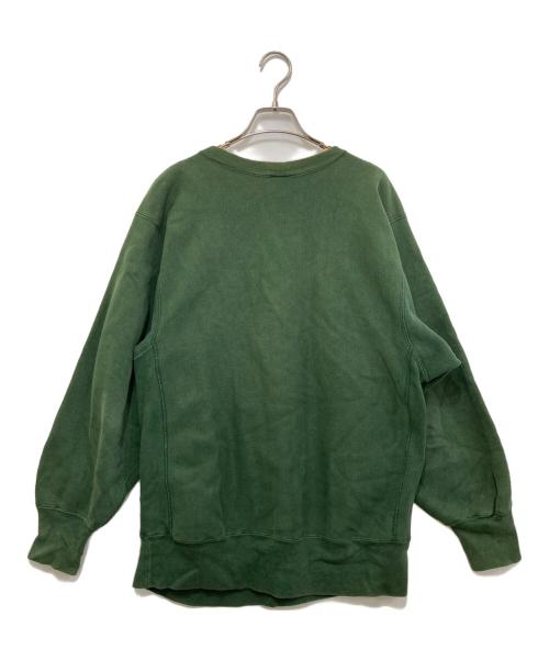 Champion REVERSE WEAVE（チャンピオン リバース ウィーブ）Champion REVERSE WEAVE (チャンピオン リバース ウィーブ) 90‘sリバースウィーブスウェット グリーン サイズ:XLARGEの古着・服飾アイテム