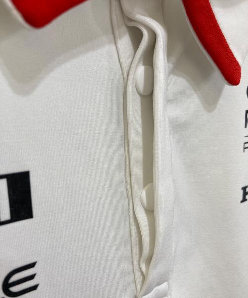 CASTORE（カストレ）CASTORE (カストレ) F1レーシングポロシャツ ホワイト サイズ:Ｌの古着・服飾アイテム